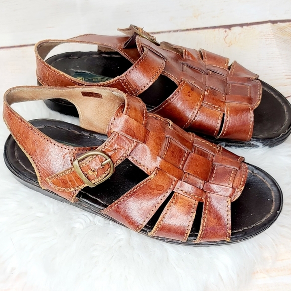 brook hollow Other - Mens Brook Hollow huarache strappy sandals sz 10